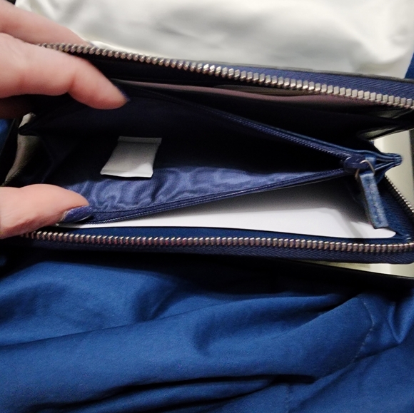 New York Yankees Gucci Guccisima Leather Wallet Brand New All inclusive Giftable - Picture 5 of 8